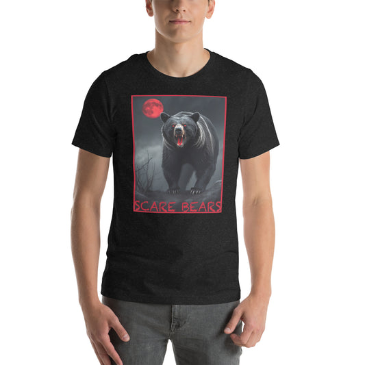 Scare Bears Blood Red Moon Unisex t-shirt